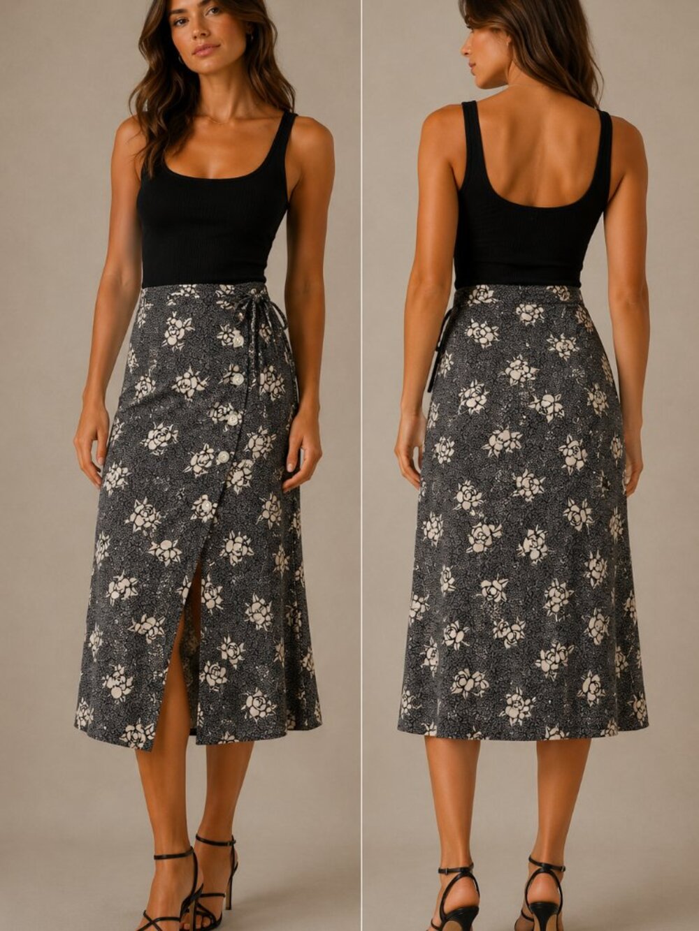 NEW Rouje Gloria Midi Skirt Size 36 US 4